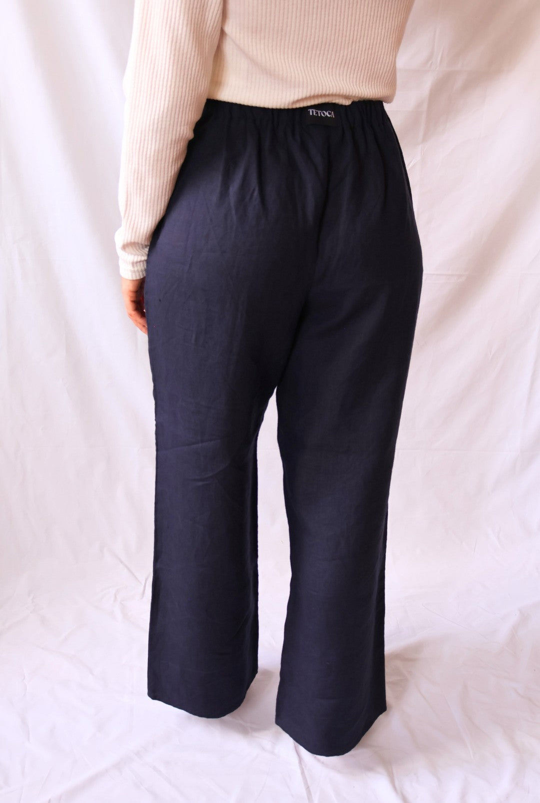 PANTALON BLEU MARINE
