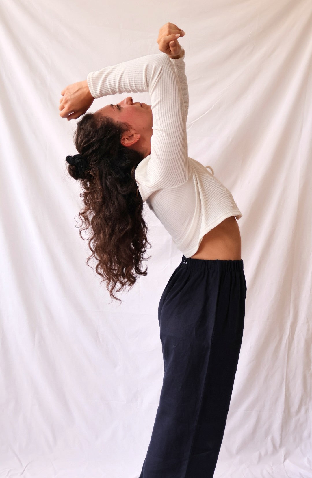 PANTALON BLEU MARINE