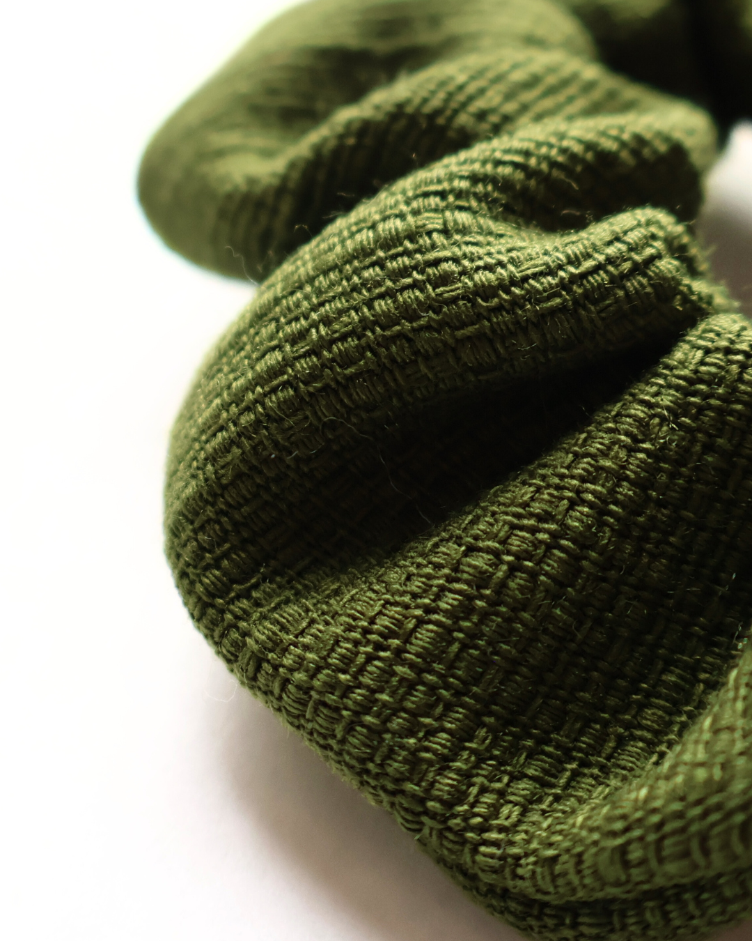 CHOUCHOU VERT TEXTURÉ