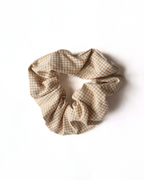 CHOUCHOU A CARREAUX BEIGE