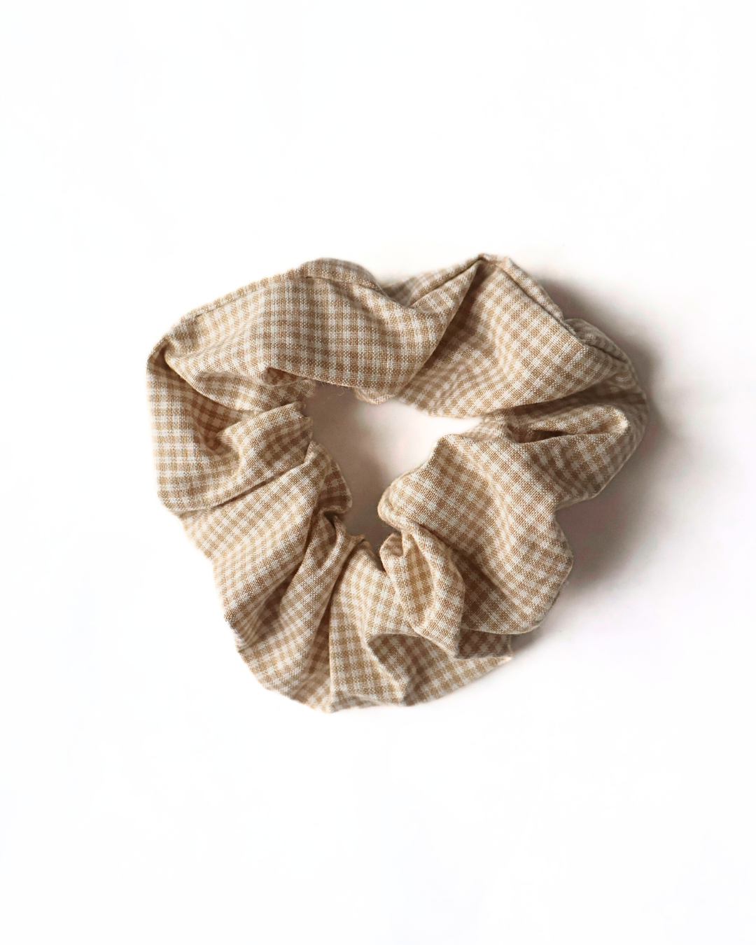 CHOUCHOU A CARREAUX BEIGE