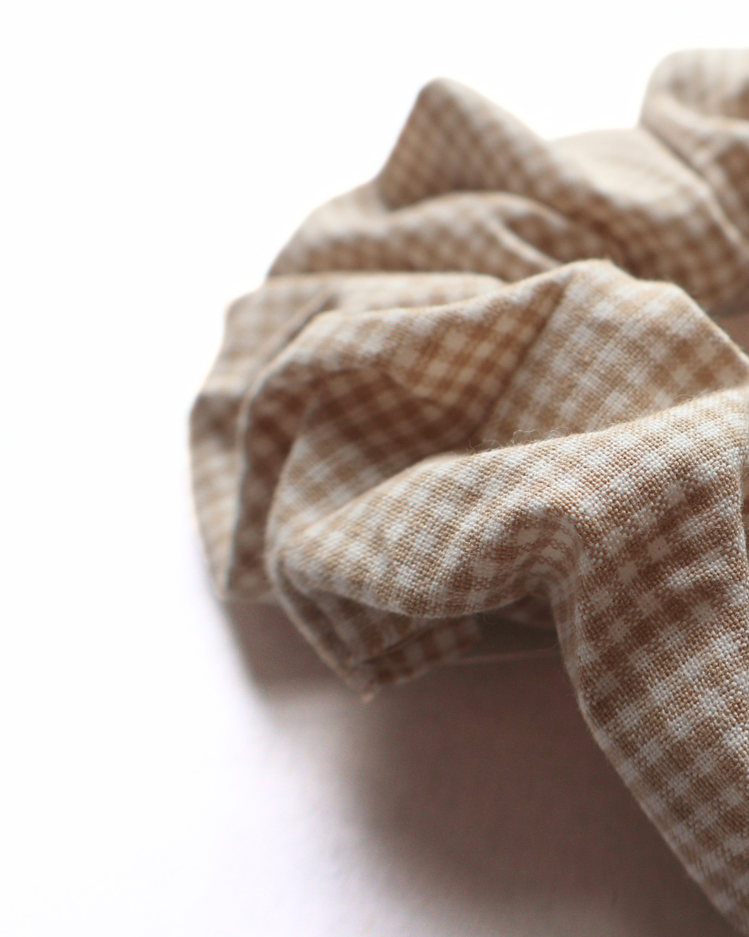 CHOUCHOU A CARREAUX BEIGE