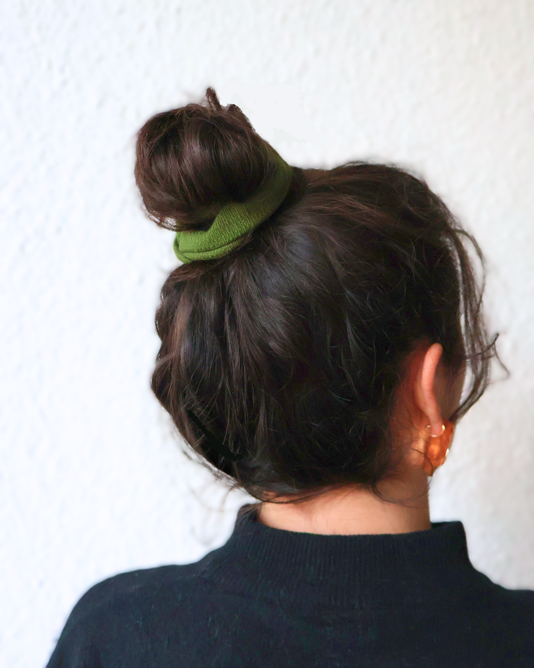 CHOUCHOU VERT TEXTURÉ