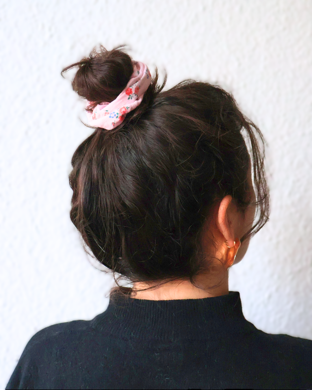 CHOUCHOU ROSE À FLEURS