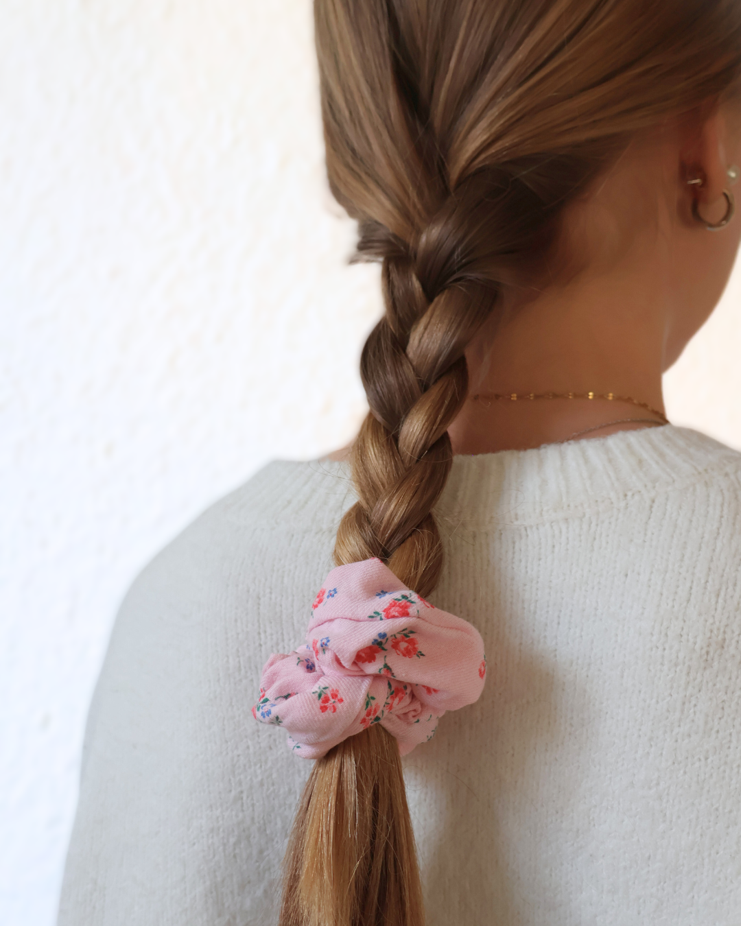 CHOUCHOU ROSE À FLEURS
