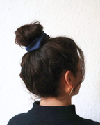 CHOUCHOU SATIN BLEU