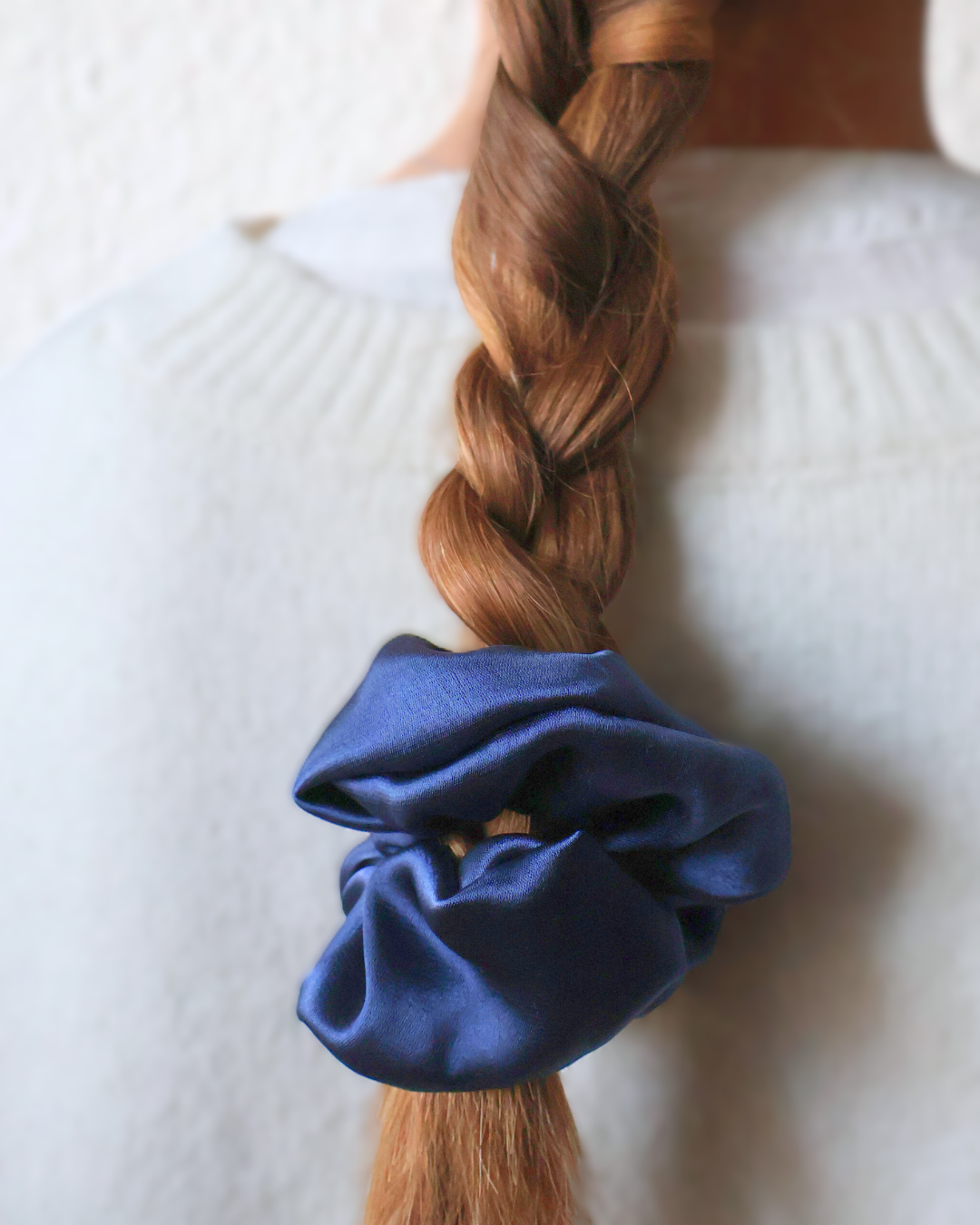 CHOUCHOU SATIN BLEU