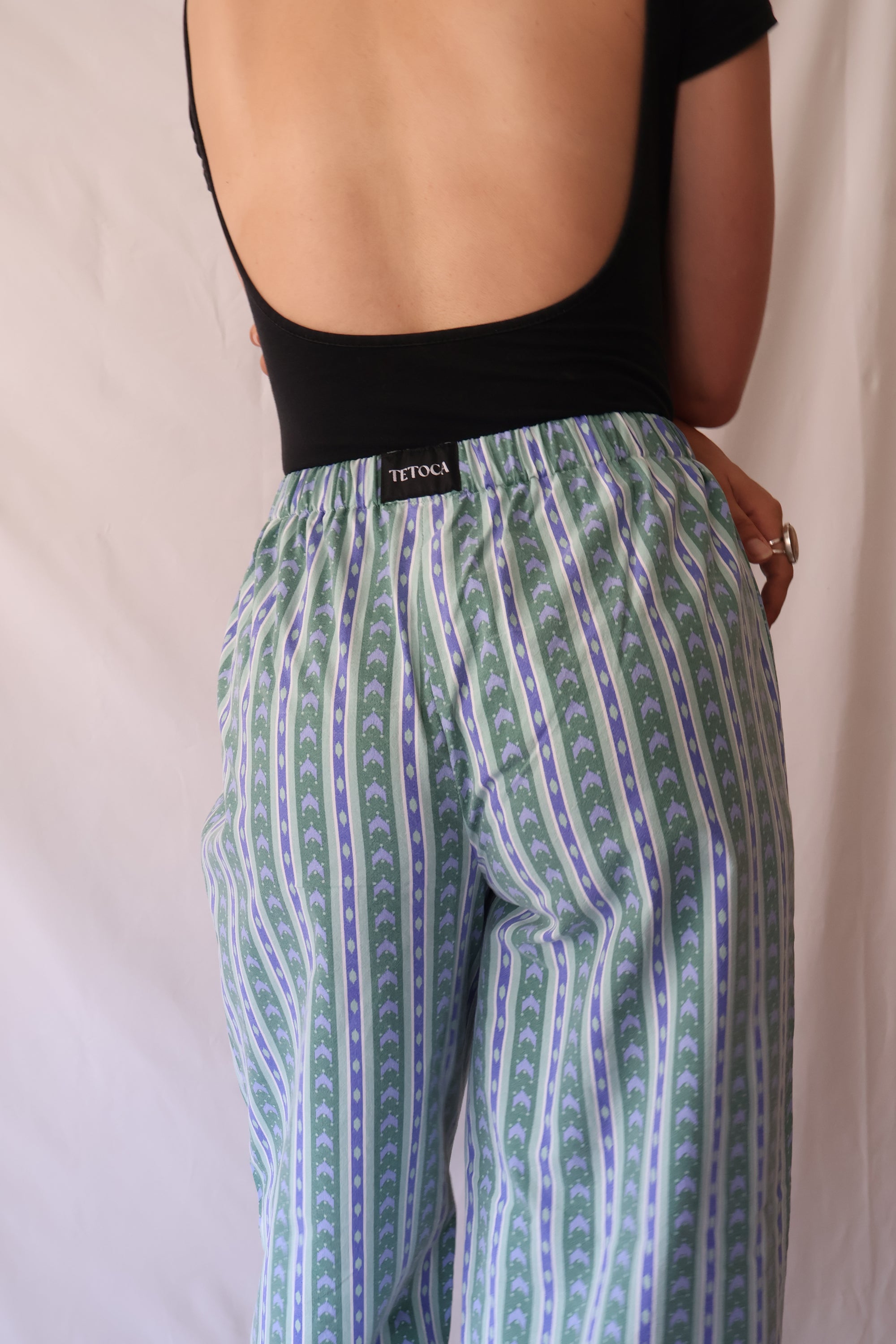 PANTALON À RAYURES PROVENÇALES