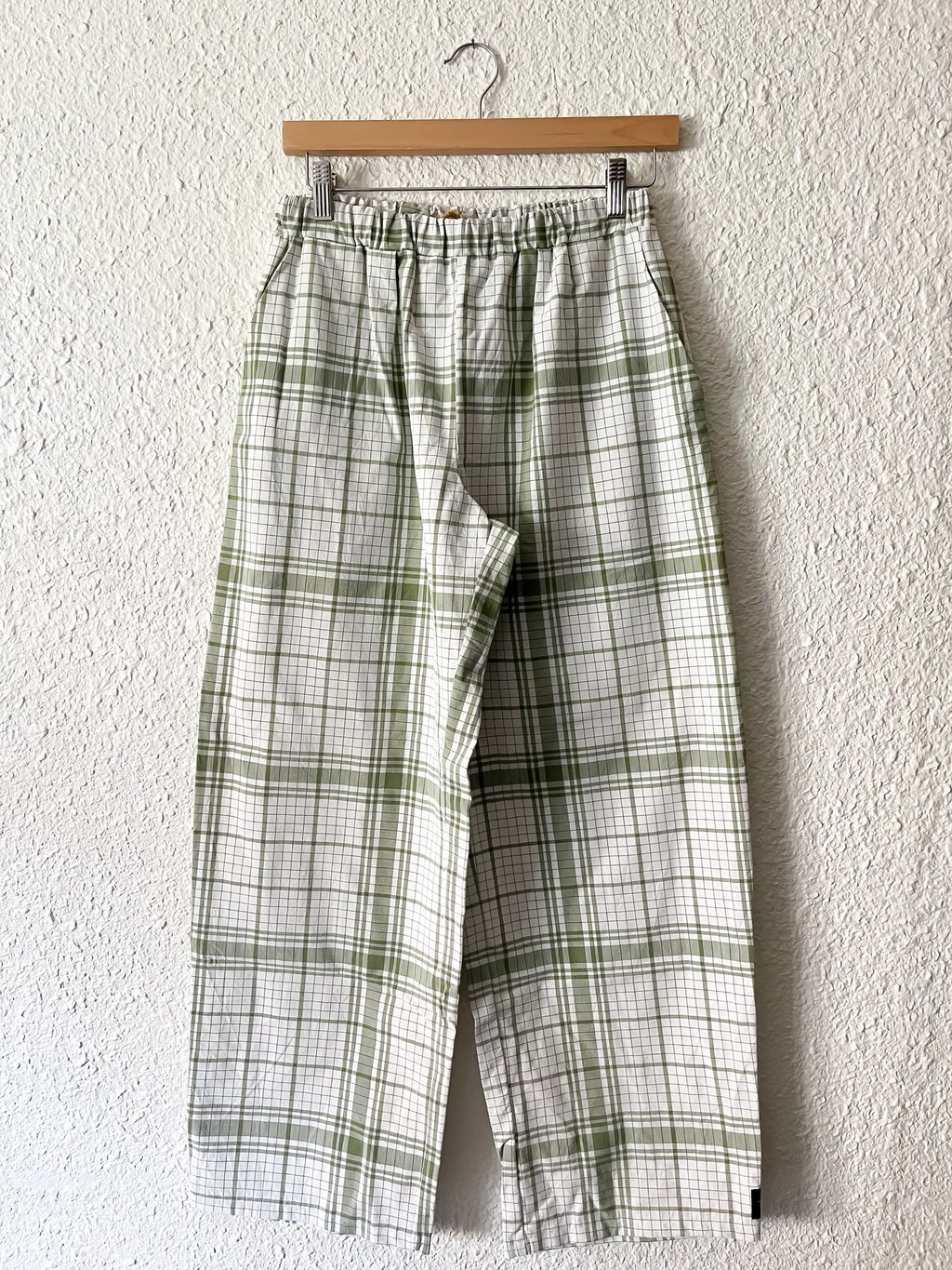 PANTALON BARREL TISSU TORCHON