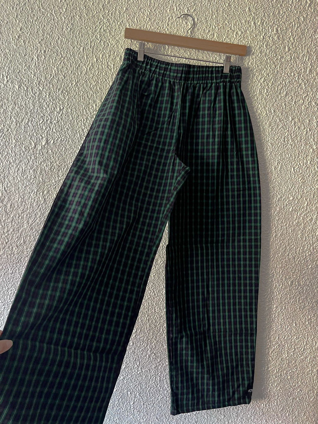 Pantalon tartan vert