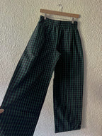 Pantalon tartan vert
