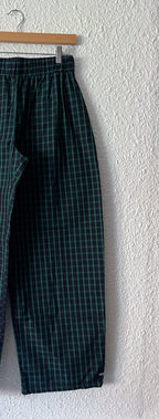 Pantalon tartan vert