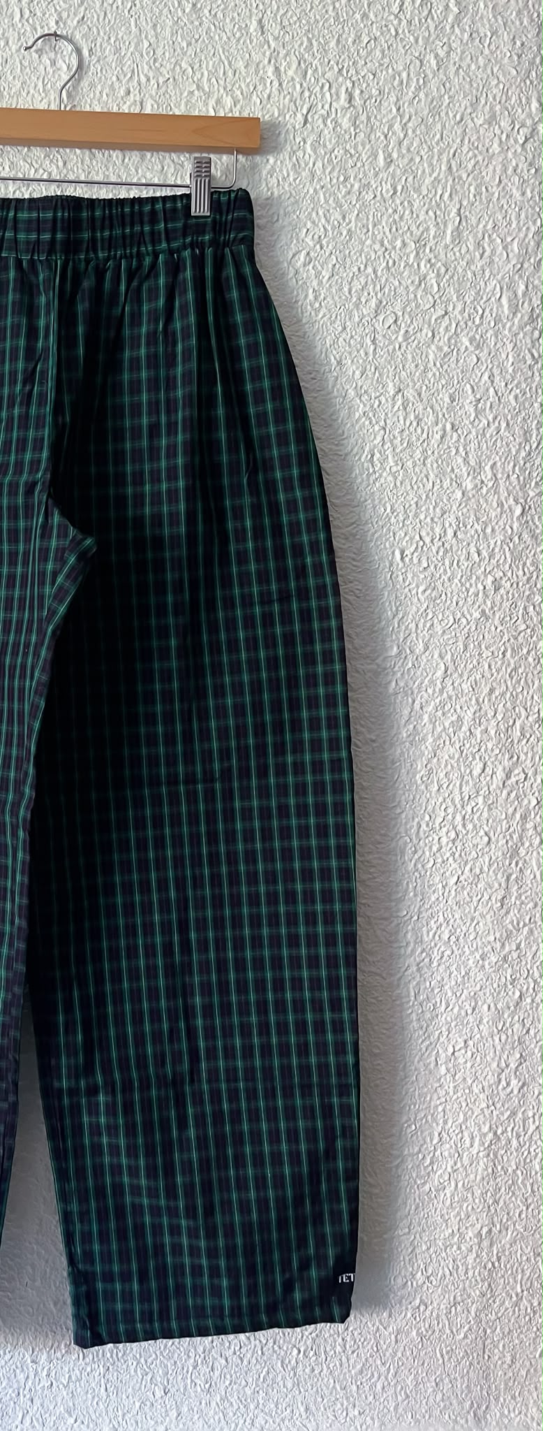 Pantalon tartan vert
