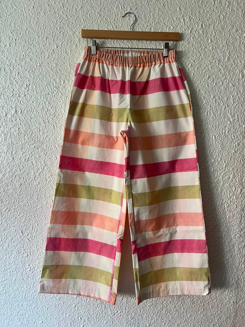 PANTALON CARREAUX COLORES