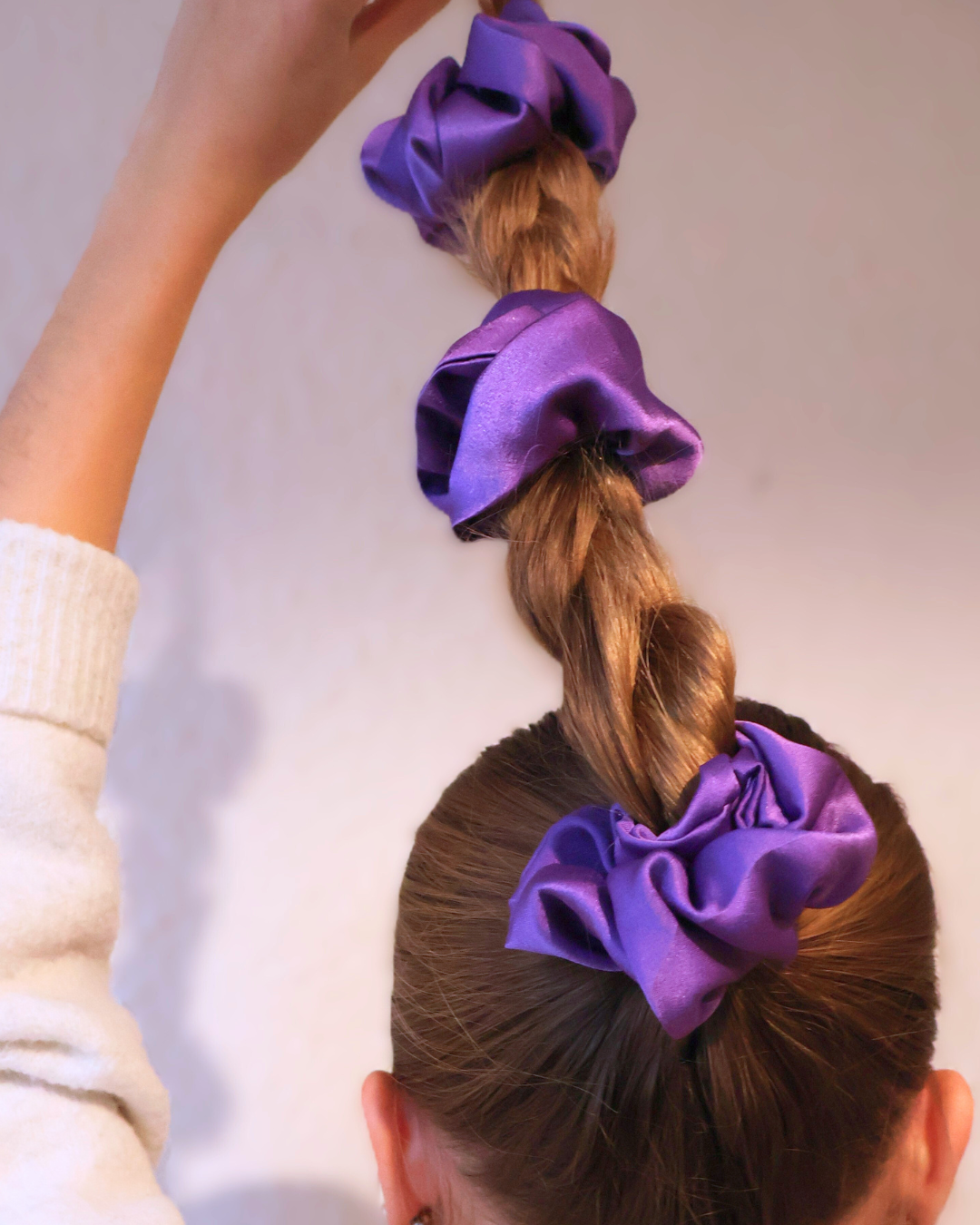 CHOUCHOU SATIN VIOLET